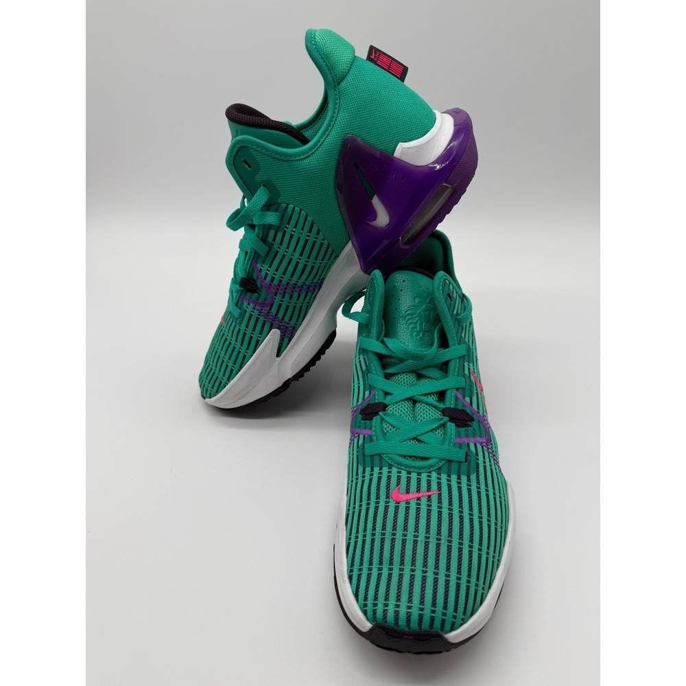 Nike LeBron Witness 6 Mens 11.5 Green Excellent Basketball Sneakers CZ4052-300 - Picture 13 of 16